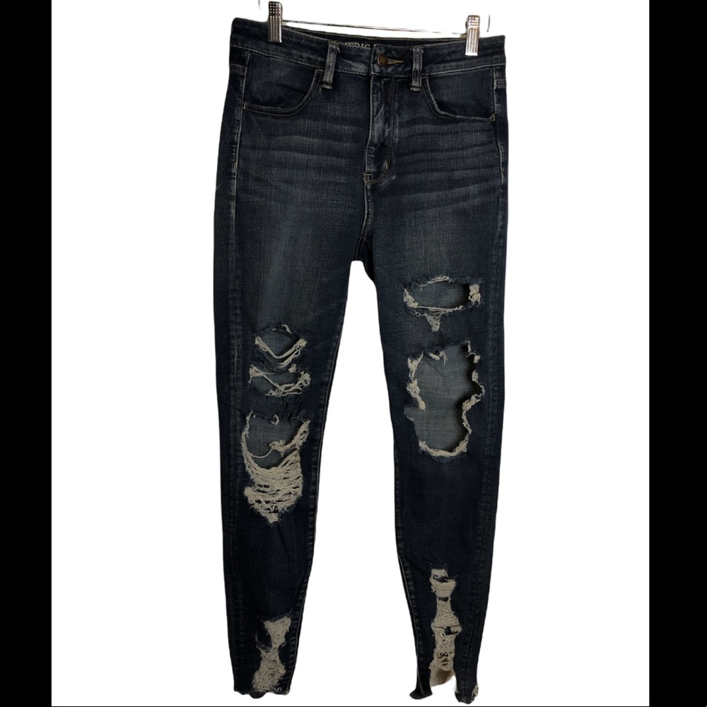 American eagle super hi rise jeggings